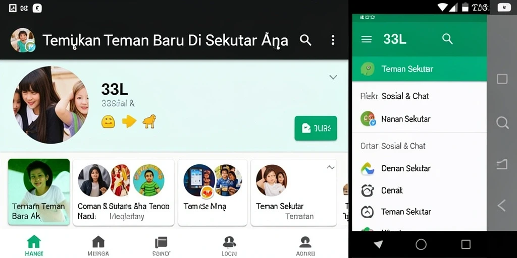Tampilan antarmuka pengguna 33L yang menarik dan mudah digunakan.